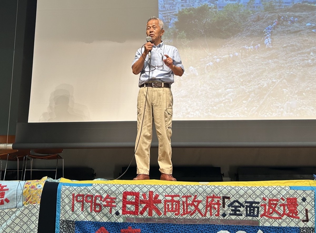軍拡と戦争に突き進む今の日本に必要な政治家です　８・２３玉城デニー知事応援集会inおおさか
